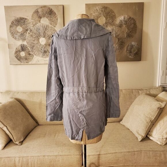 Max Jeans Shawl Tencel Jacket size Medium in Grey - NEW - Picture 8 of 13